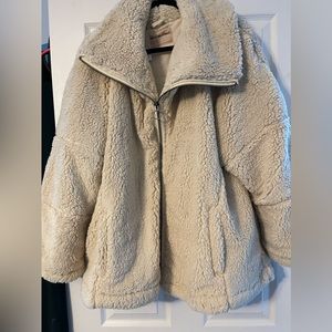 Rare Free People Teddy Sherpa Coat sz Large NWT